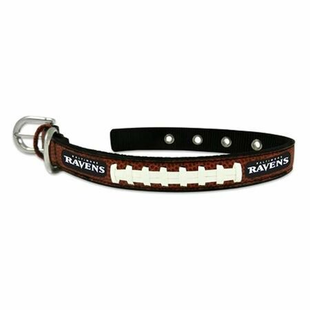 UNCONDITIONAL LOVE Baltimore Ravens Classic Leather Small Football Collar UN3600034